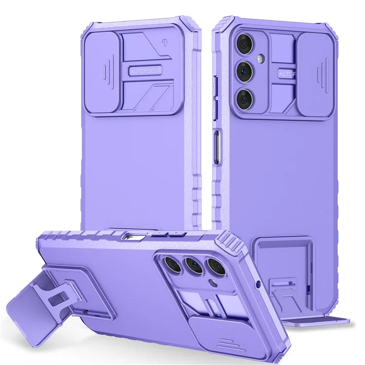 For Samsung Galaxy A05s 4G Phone Case Built-in Kickstand and Slide Lens Cover