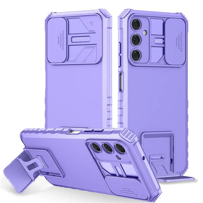 For Samsung Galaxy A05s 4G Phone Case Built-in Kickstand and Slide Lens Cover