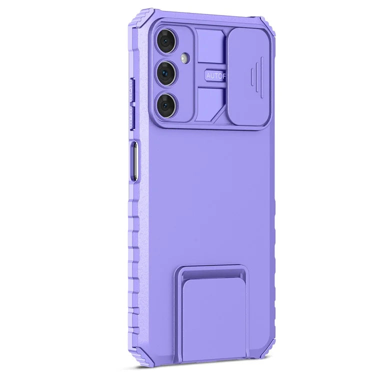 For Samsung Galaxy A05s 4G Phone Case Built-in Kickstand and Slide Lens Cover