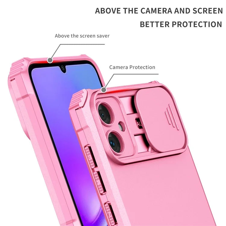 For Samsung Galaxy A05 4G Camera Protection Case Impact-Resistant PC+TPU Phone Cover