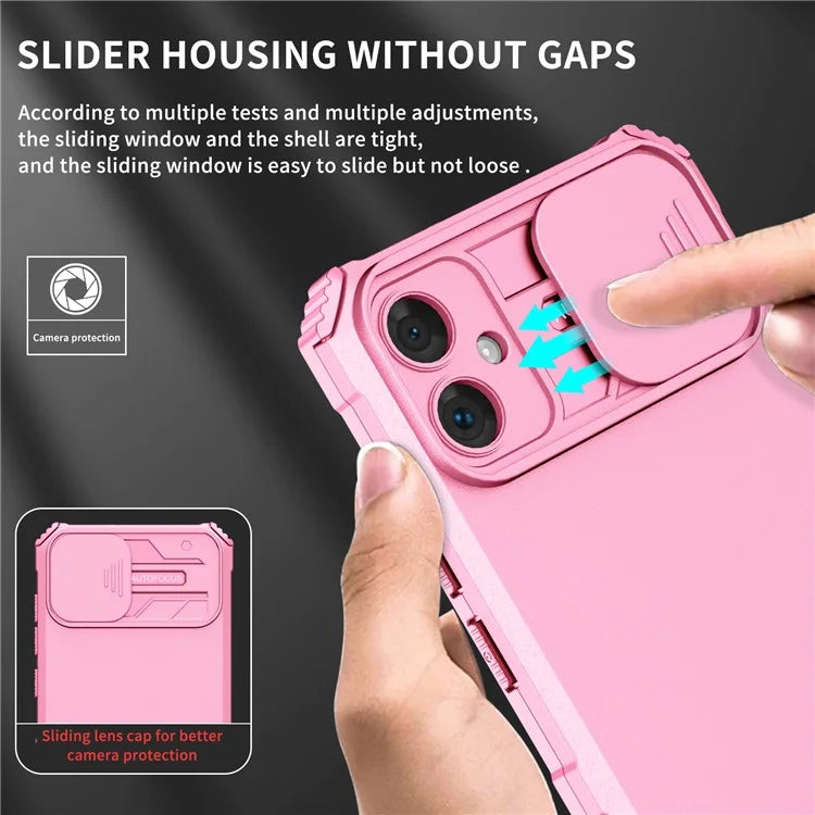 For Samsung Galaxy A05 4G Camera Protection Case Impact-Resistant PC+TPU Phone Cover