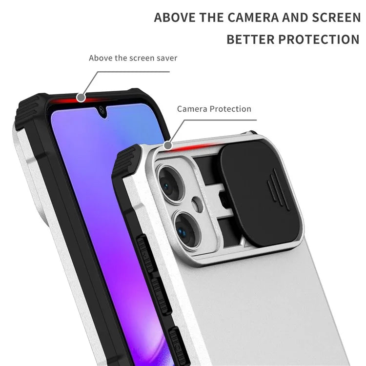 For Samsung Galaxy A05 4G Camera Protection Case Impact-Resistant PC+TPU Phone Cover