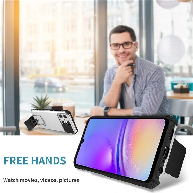 For Samsung Galaxy A05 4G Camera Protection Case Impact-Resistant PC+TPU Phone Cover