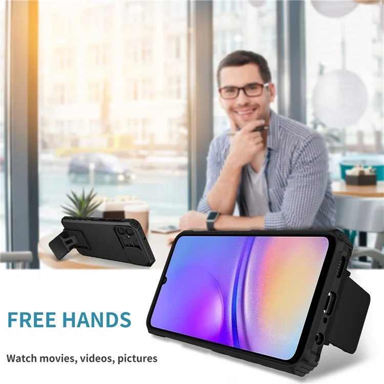 For Samsung Galaxy A05 4G Camera Protection Case Impact-Resistant PC+TPU Phone Cover