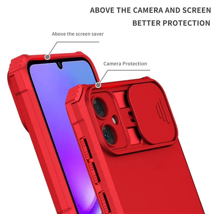 For Samsung Galaxy A05 4G Camera Protection Case Impact-Resistant PC+TPU Phone Cover
