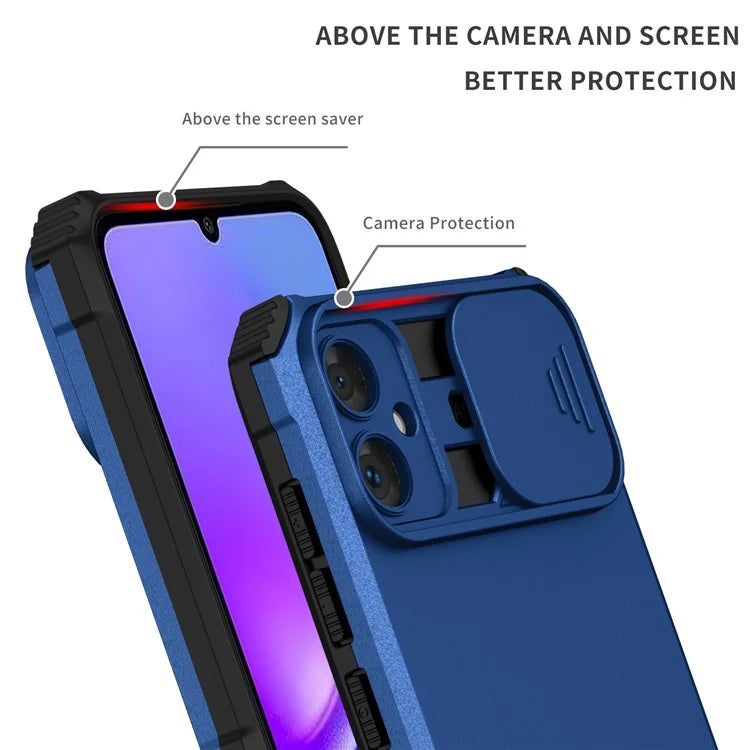 For Samsung Galaxy A05 4G Camera Protection Case Impact-Resistant PC+TPU Phone Cover