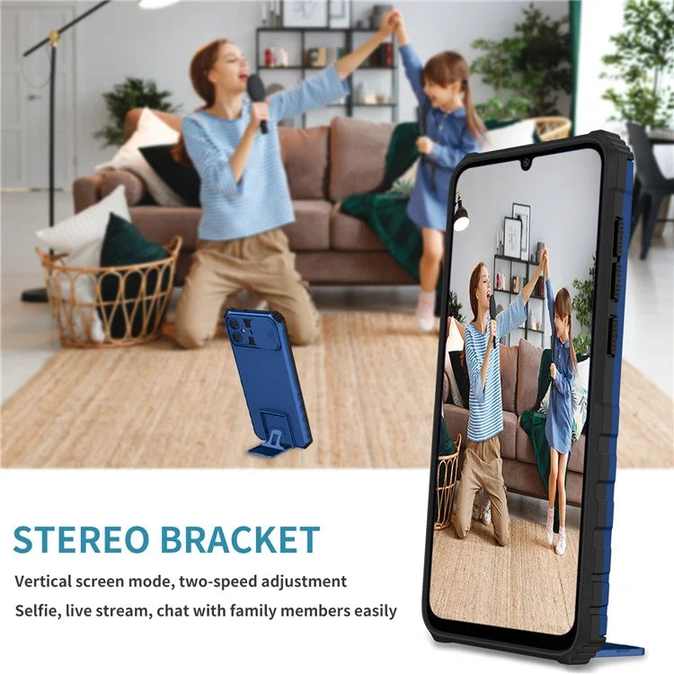 For Samsung Galaxy A05 4G Camera Protection Case Impact-Resistant PC+TPU Phone Cover