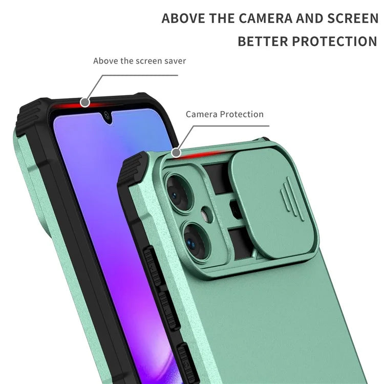 For Samsung Galaxy A05 4G Camera Protection Case Impact-Resistant PC+TPU Phone Cover