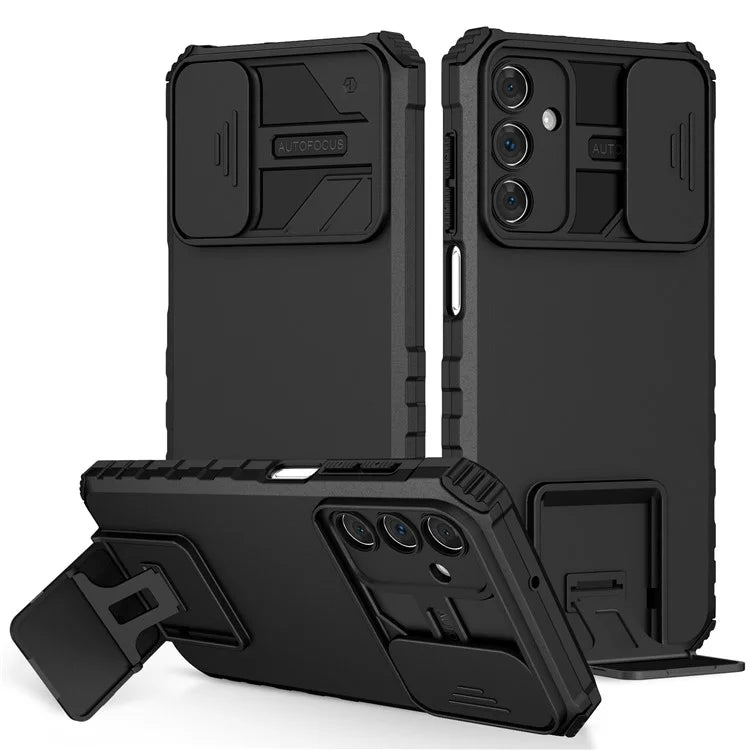 For Samsung Galaxy A15 5G Phone Case Slide Lens Protection Kickstand