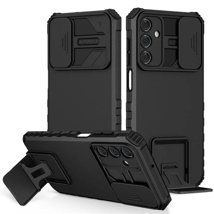 For Samsung Galaxy A15 5G Phone Case Slide Lens Protection Kickstand