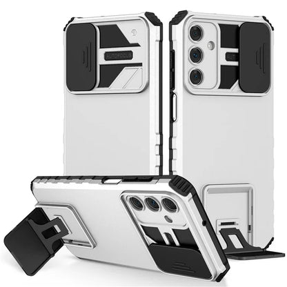For Samsung Galaxy A15 5G Phone Case Slide Lens Protection Kickstand