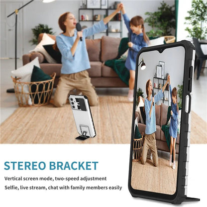 For Samsung Galaxy A15 5G Phone Case Slide Lens Protection Kickstand