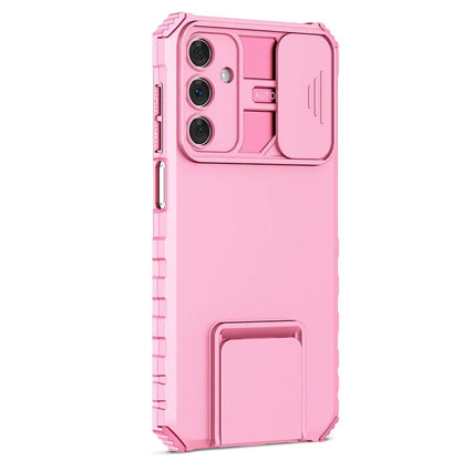 For Samsung Galaxy A15 5G Phone Case Slide Lens Protection Kickstand