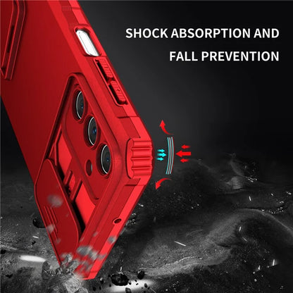 For Samsung Galaxy A15 5G Phone Case Slide Lens Protection Kickstand