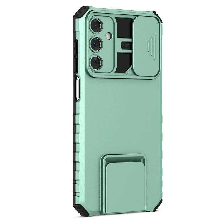 For Samsung Galaxy A15 5G Phone Case Slide Lens Protection Kickstand