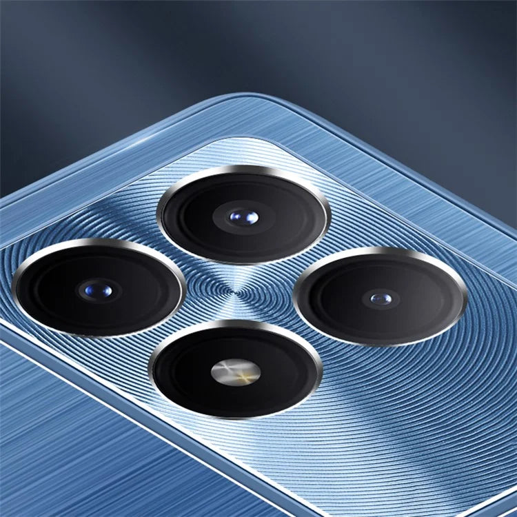 For Xiaomi Redmi K70 5G / K70 Pro 5G Case TPU + Metal Brushed Smartphone Guard Cover