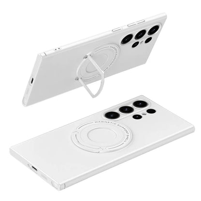 For Samsung Galaxy S24 Ultra Case Kickstand Phone Cover Compatible with MagSafe