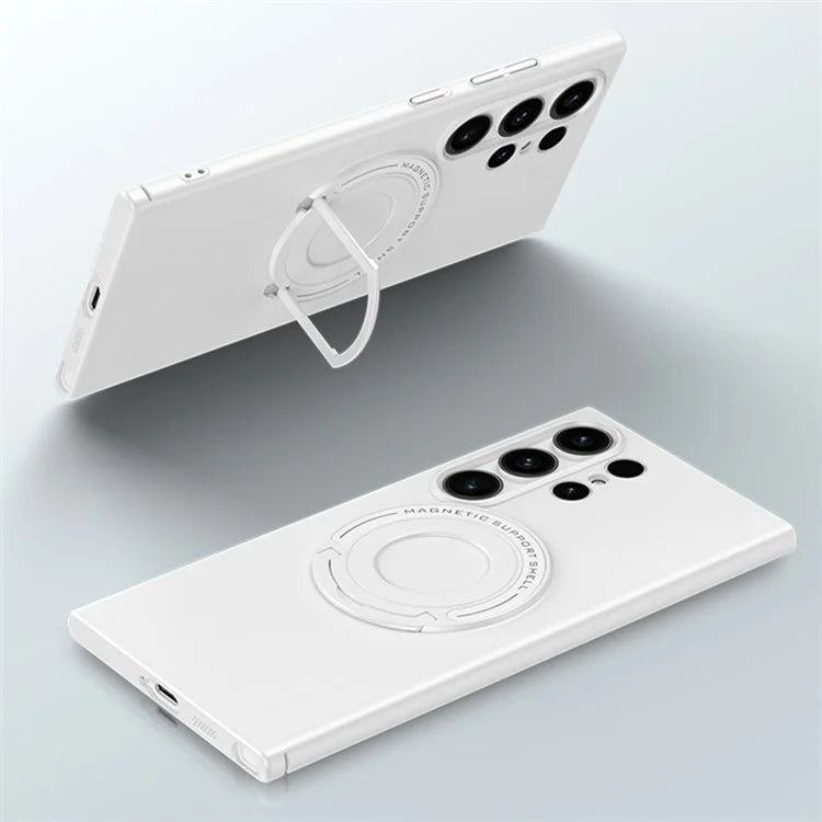 For Samsung Galaxy S24 Ultra Case Kickstand Phone Cover Compatible with MagSafe