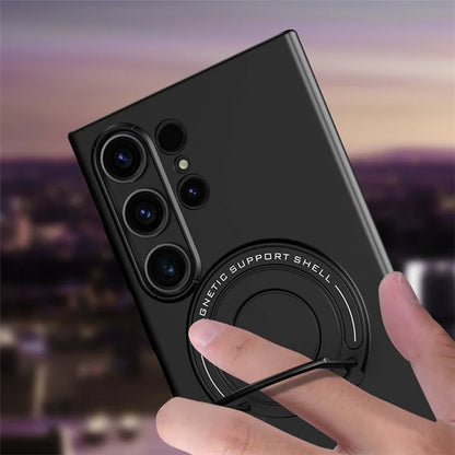 For Samsung Galaxy S24 Ultra Case Kickstand Phone Cover Compatible with MagSafe