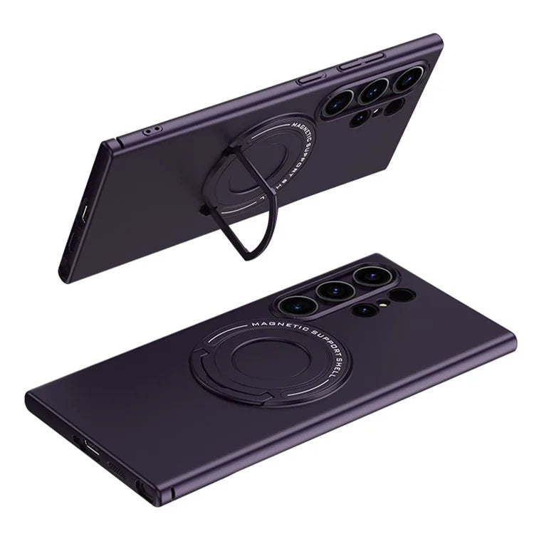 For Samsung Galaxy S24 Ultra Case Kickstand Phone Cover Compatible with MagSafe