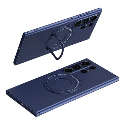 For Samsung Galaxy S24 Ultra Case Kickstand Phone Cover Compatible with MagSafe