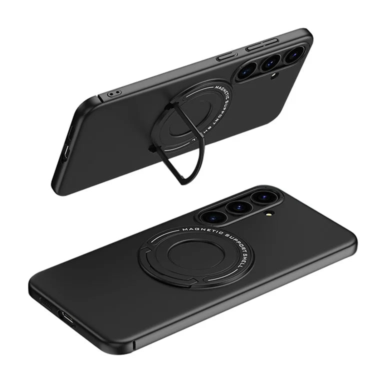 For Samsung Galaxy S24+ Magnetic Kickstand Case Compatible with MagSafe Drop Protection