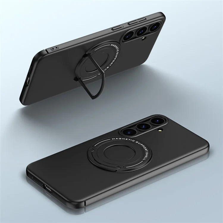 For Samsung Galaxy S24+ Magnetic Kickstand Case Compatible with MagSafe Drop Protection