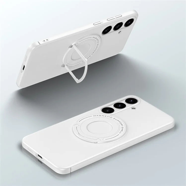 For Samsung Galaxy S24+ Magnetic Kickstand Case Compatible with MagSafe Drop Protection