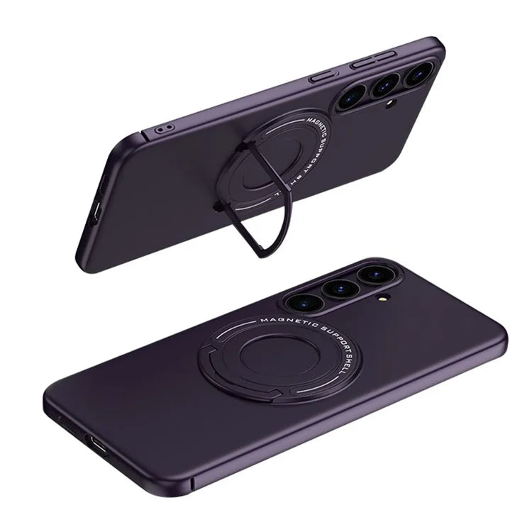For Samsung Galaxy S24+ Magnetic Kickstand Case Compatible with MagSafe Drop Protection