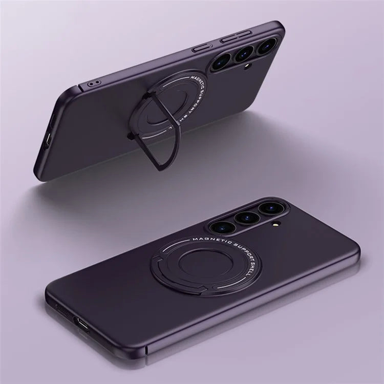 For Samsung Galaxy S24+ Magnetic Kickstand Case Compatible with MagSafe Drop Protection