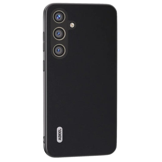 ABEEL For Samsung Galaxy S24 Silky Smooth Genuine Cow Leather Case