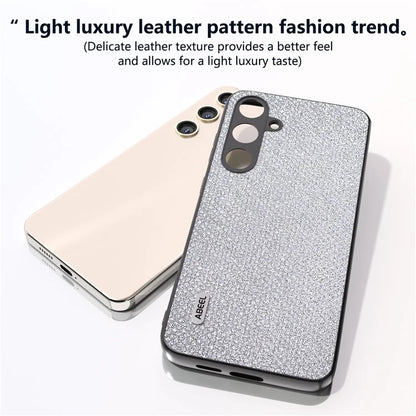 ABEEL For Samsung Galaxy S24+ Protective Phone Cover Rhinestone Texture Leather Back Case
