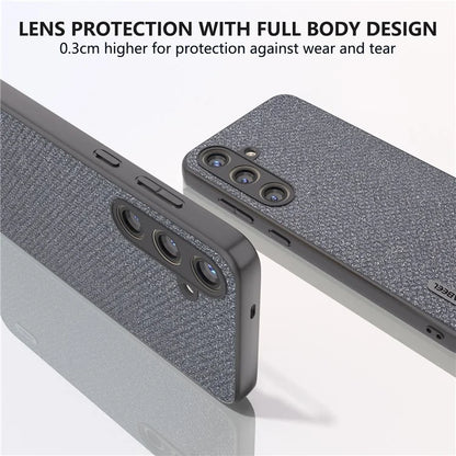 ABEEL For Samsung Galaxy S24+ Protective Phone Cover Rhinestone Texture Leather Back Case