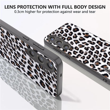 ABEEL For Samsung Galaxy S24+ Leopard Print Leather Case Anti-Scratch Cover