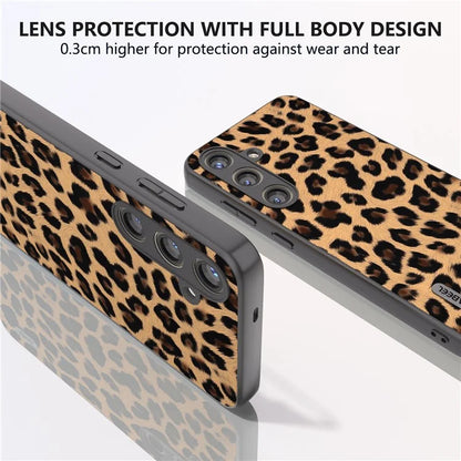 ABEEL For Samsung Galaxy S24+ Leopard Print Leather Case Anti-Scratch Cover