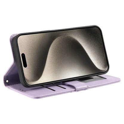 For iPhone 14 Pro Case Wallet Stand Leather Phone Protective Cover with a Strap