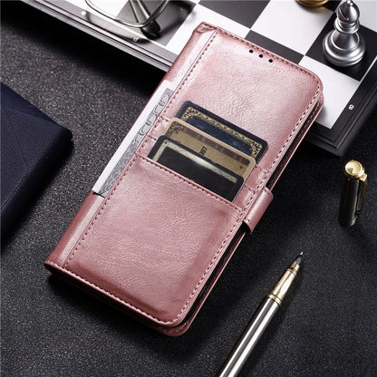 For iPhone 14 Pro Case Wallet Stand Leather Phone Protective Cover with a Strap