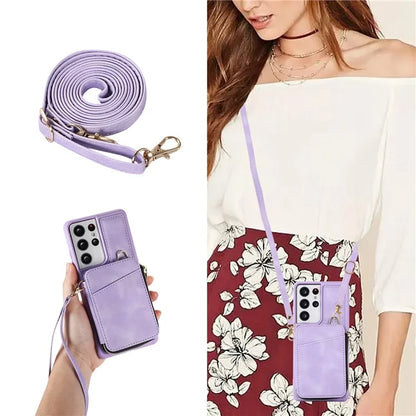 For Samsung Galaxy S21 Ultra 5G Cell Phone Case PU Leather+TPU Zipper Wallet Cover