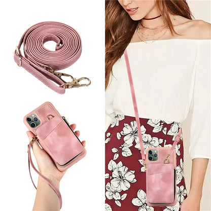 For iPhone 11 Pro Max Cell Phone Case PU Leather+TPU Kickstand Cover