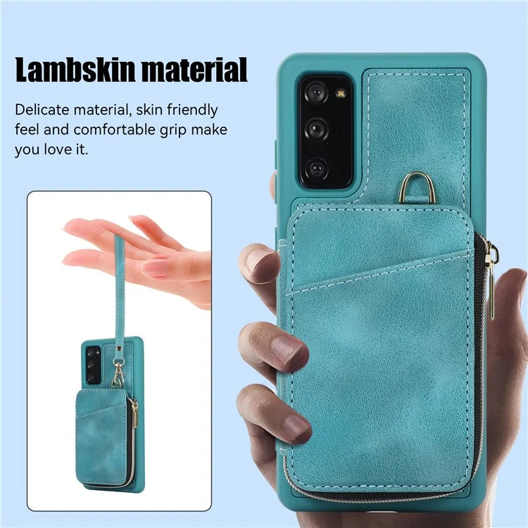 For Samsung Galaxy S20 FE / S20 FE 5G / S20 FE 2022 / S20 Lite PU+TPU Cell Phone Case
