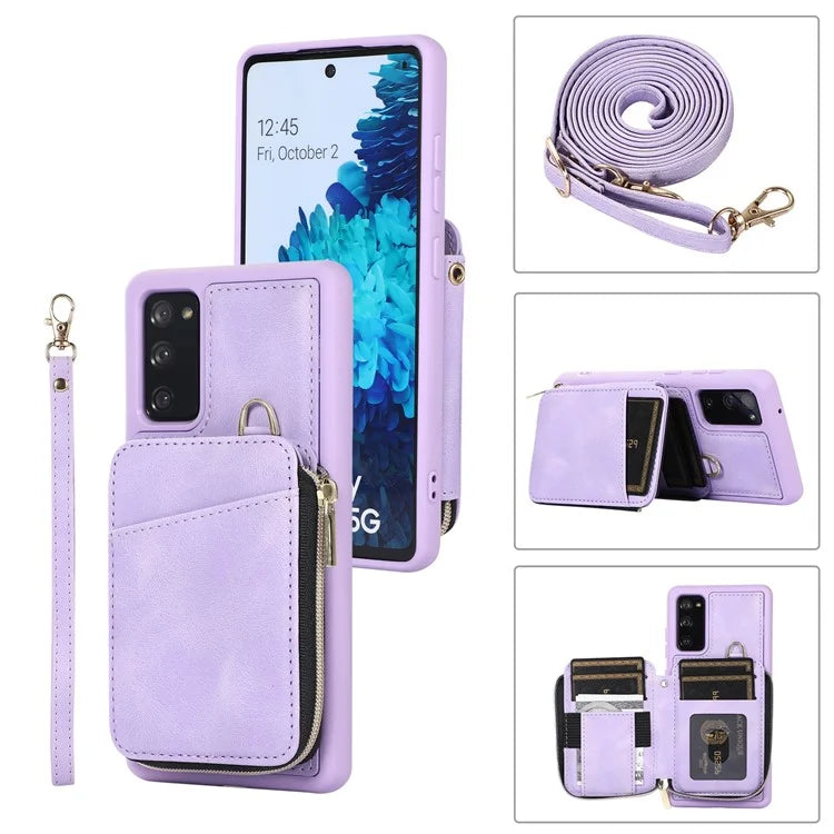 For Samsung Galaxy S20 FE / S20 FE 5G / S20 FE 2022 / S20 Lite PU+TPU Cell Phone Case