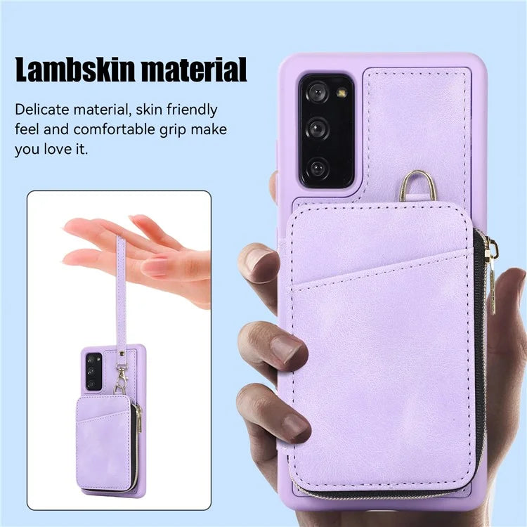 For Samsung Galaxy S20 FE / S20 FE 5G / S20 FE 2022 / S20 Lite PU+TPU Cell Phone Case