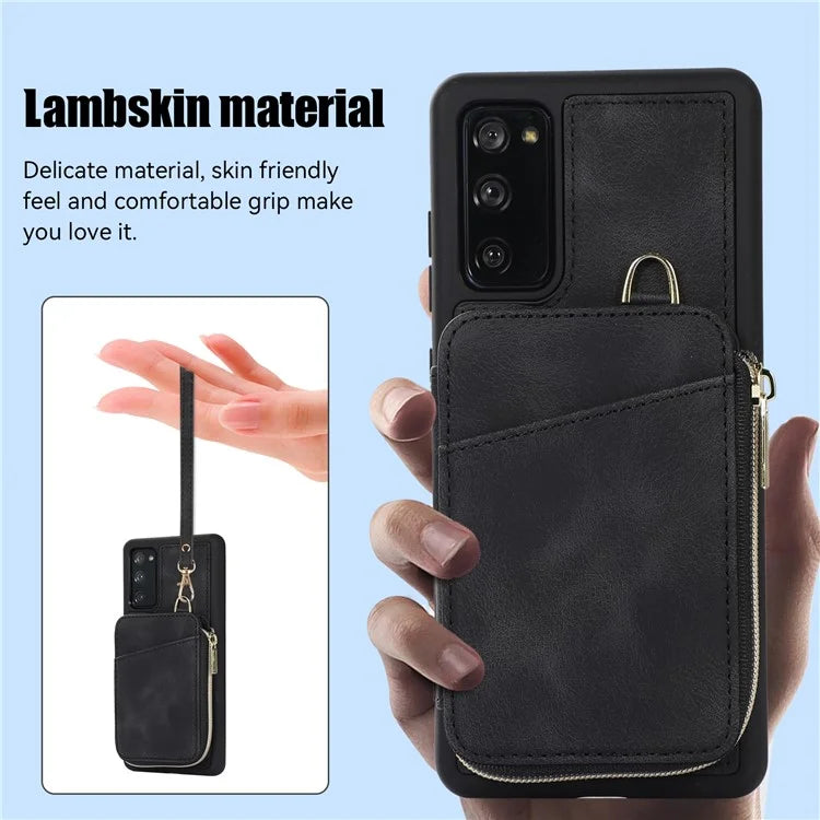For Samsung Galaxy S20 FE / S20 FE 5G / S20 FE 2022 / S20 Lite PU+TPU Cell Phone Case