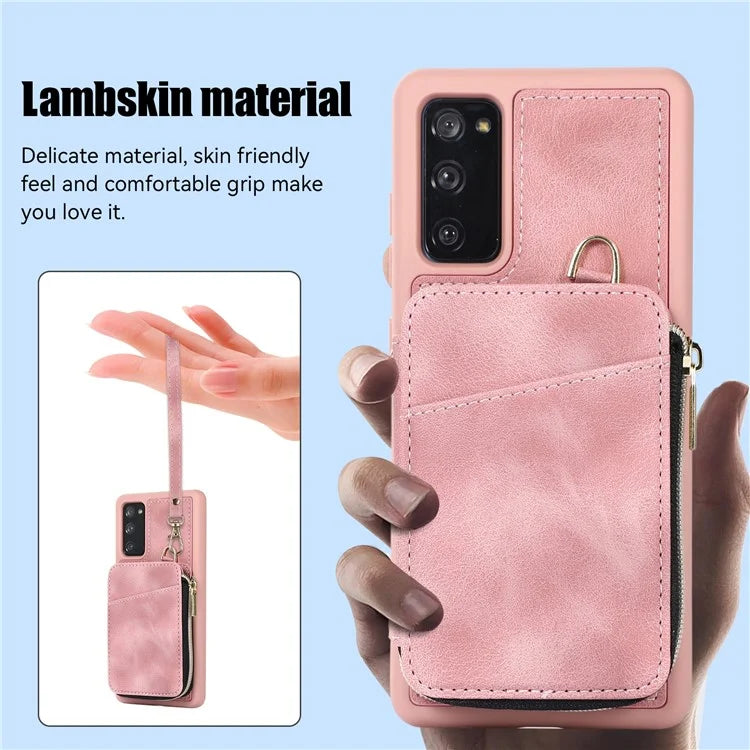 For Samsung Galaxy S20 FE / S20 FE 5G / S20 FE 2022 / S20 Lite PU+TPU Cell Phone Case