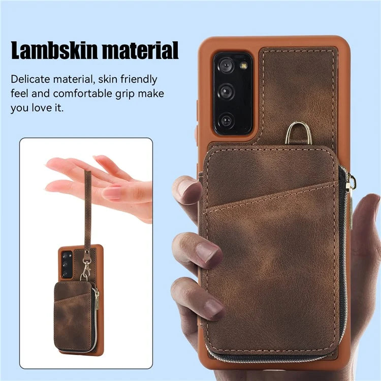 For Samsung Galaxy S20 FE / S20 FE 5G / S20 FE 2022 / S20 Lite PU+TPU Cell Phone Case