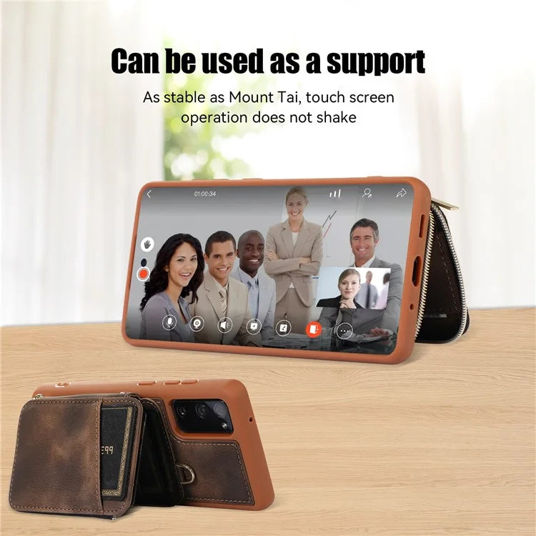 For Samsung Galaxy S20 FE / S20 FE 5G / S20 FE 2022 / S20 Lite PU+TPU Cell Phone Case