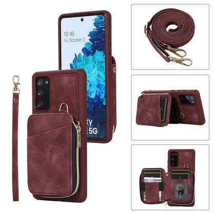 For Samsung Galaxy S20 FE / S20 FE 5G / S20 FE 2022 / S20 Lite PU+TPU Cell Phone Case