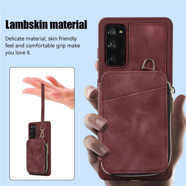 For Samsung Galaxy S20 FE / S20 FE 5G / S20 FE 2022 / S20 Lite PU+TPU Cell Phone Case