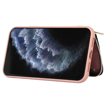 For iPhone 11 Pro Cell Phone Case Drop Proof PU Leather+TPU Kickstand Cover