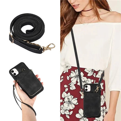 For iPhone 11 Cell Phone Case Scratch Resistant PU Leather+TPU Kickstand Cover